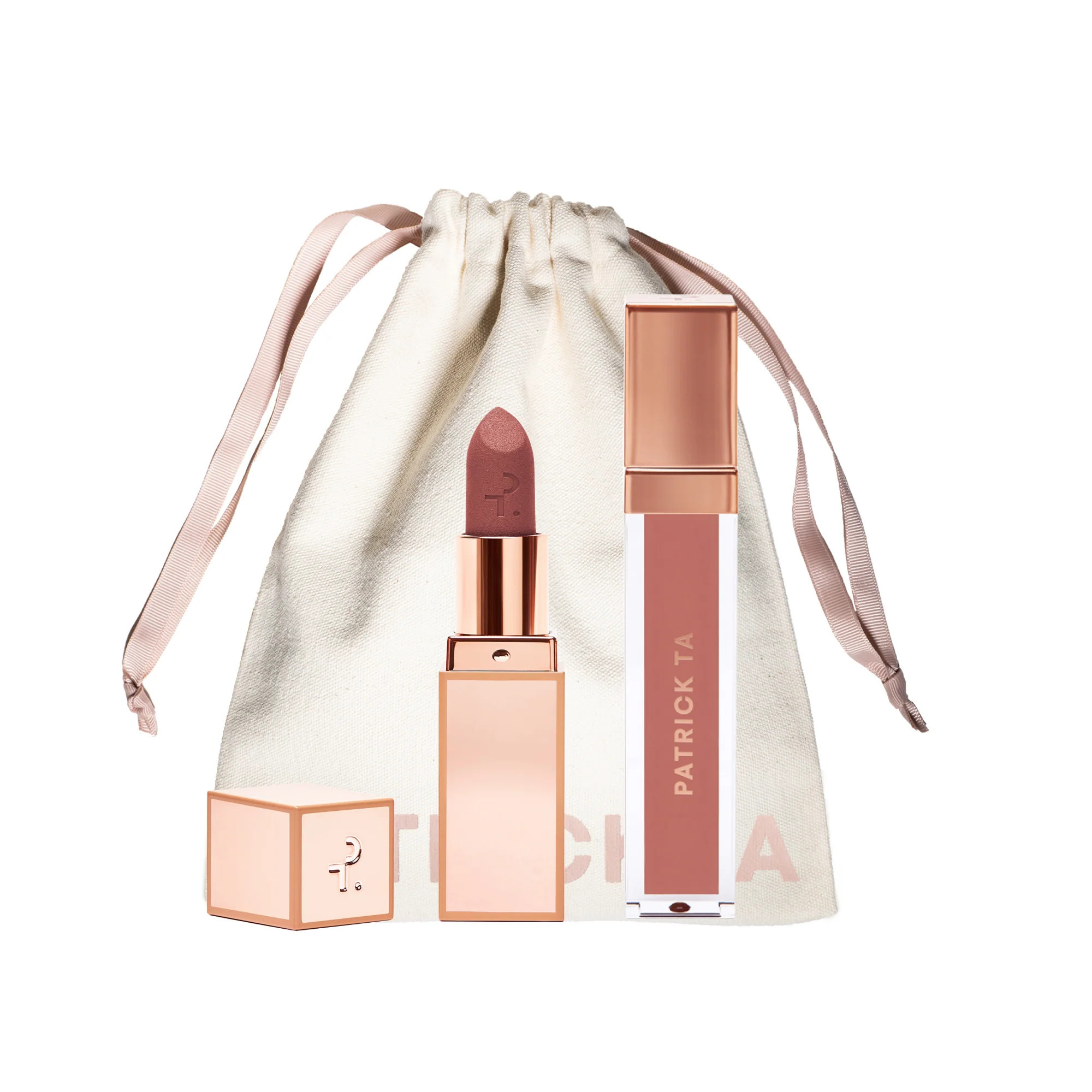 Matte Lipstick & Silky Lip Creme Duo | Patrick Ta Beauty