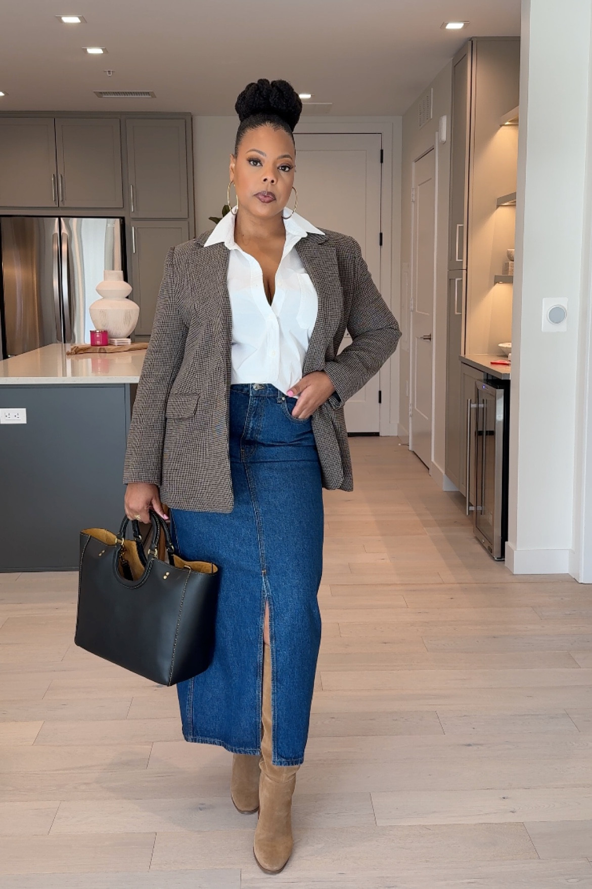 Mango Blazer styles for Fall 
Blazer: Size L

#LTKstyletip #LTKworkwear #LTKfindsunder100