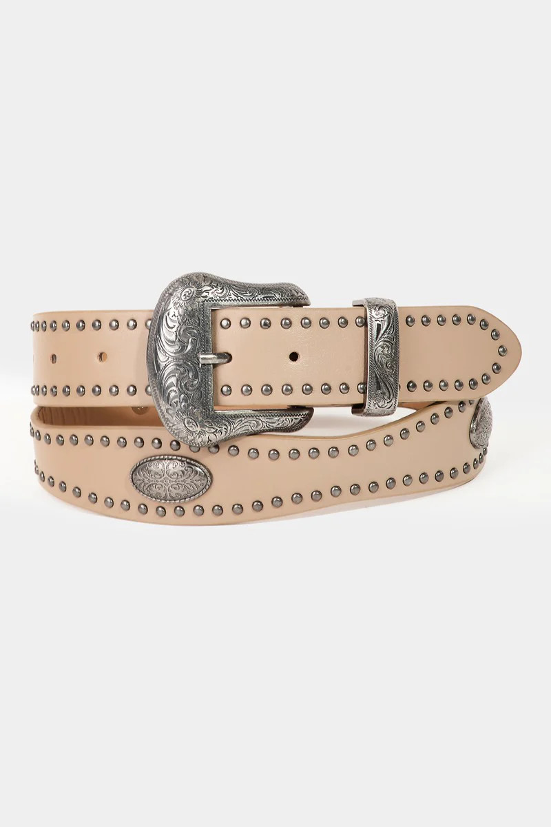 Edge Fusion Studded Buckle Belt | Willow Boutique