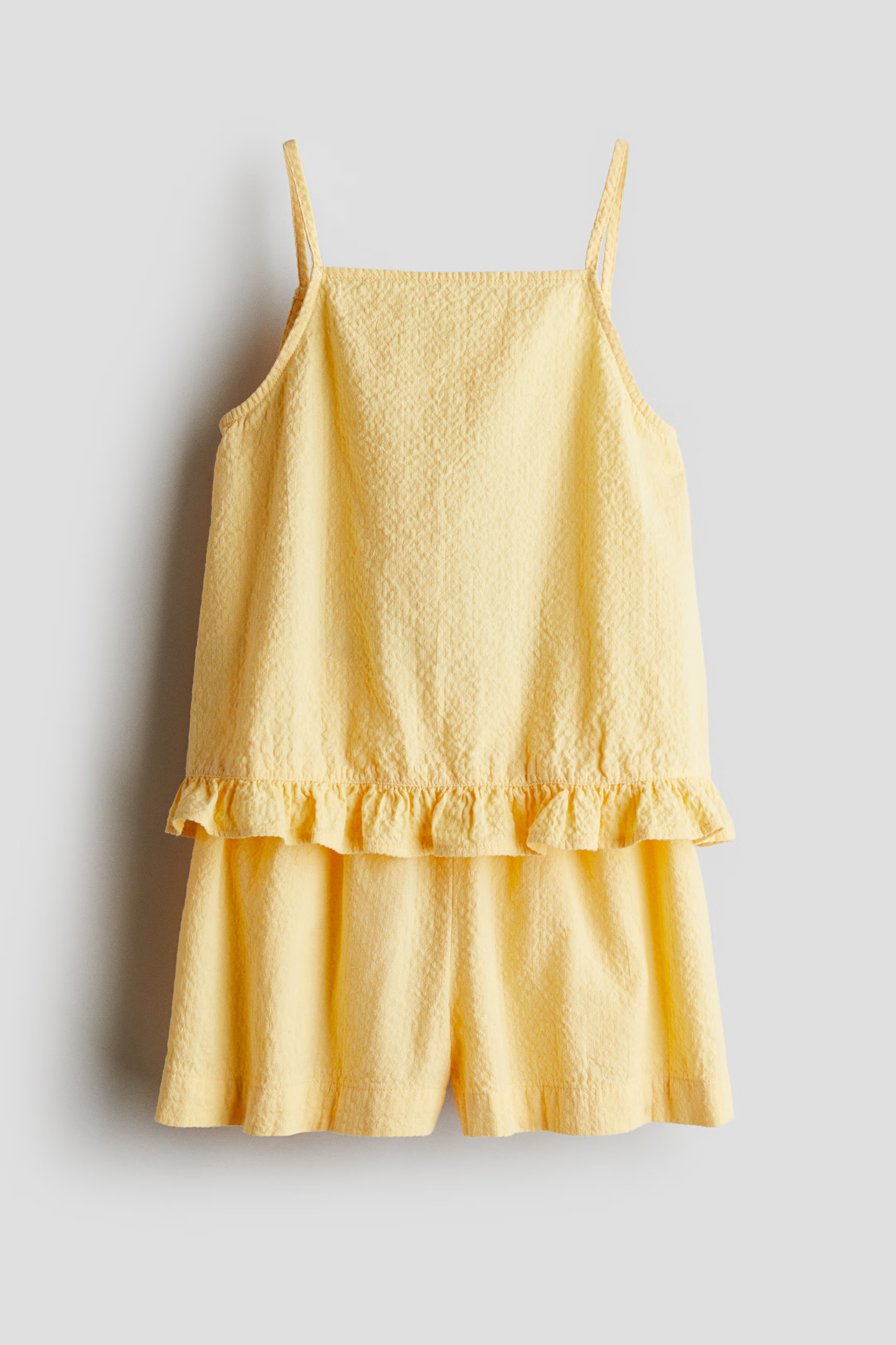 2-Piece Cotton Strappy Top and Shorts Set | H&M (US + CA)