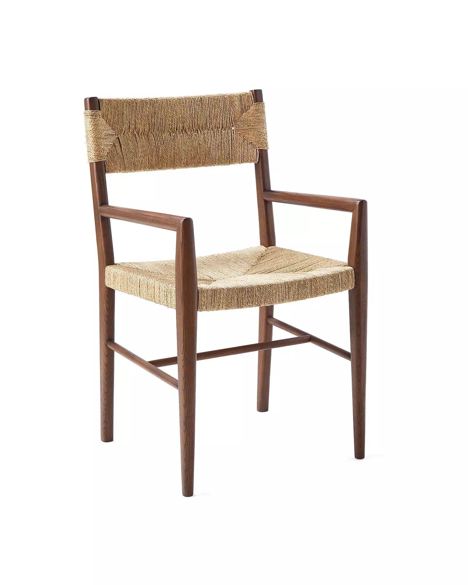Portside Armchair - Walnut | Serena and Lily