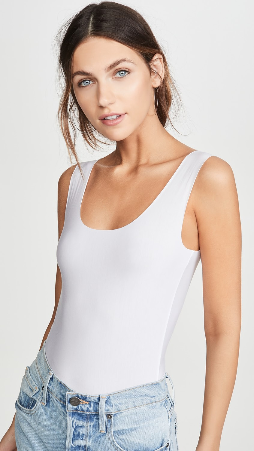 Commando Butter Tank Bodysuit White M | Shopbop