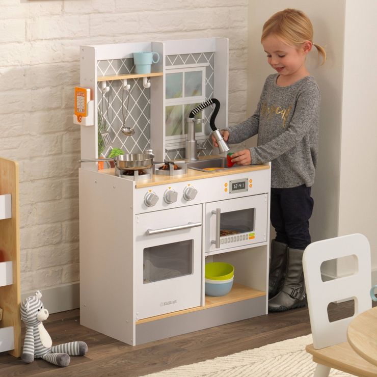 Kidkraft Let's Cook Wooden Play Kitchen | Target