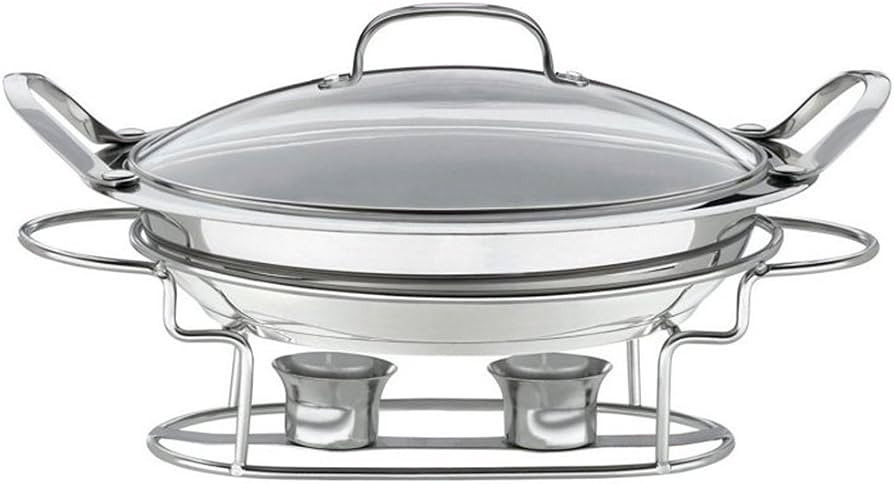 Cuisinart 7BSR-28 Stainless 11-Inch Round Buffet Servers , Silver | Amazon (US)