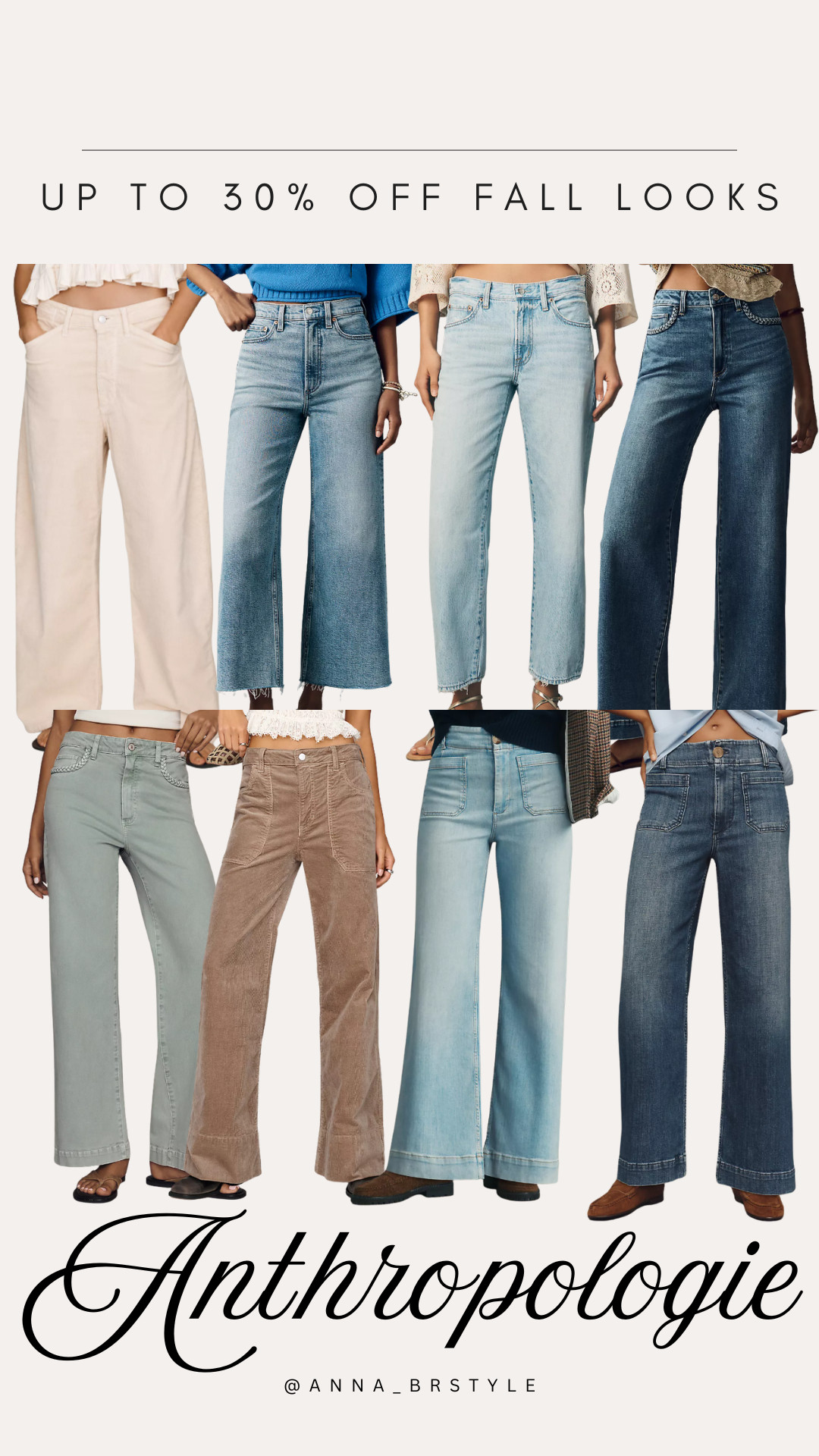 Anthropologie 30% off Fall Looks.

anthropologie fall sale, anthropologie jeans, fall denim, wide leg jeans, cropped jeans, fall pants, women’s fall fashion, fall wardrobe, casual fall style, anthropologie sale finds 

 #LTKOver40 #LTKSaleAlert