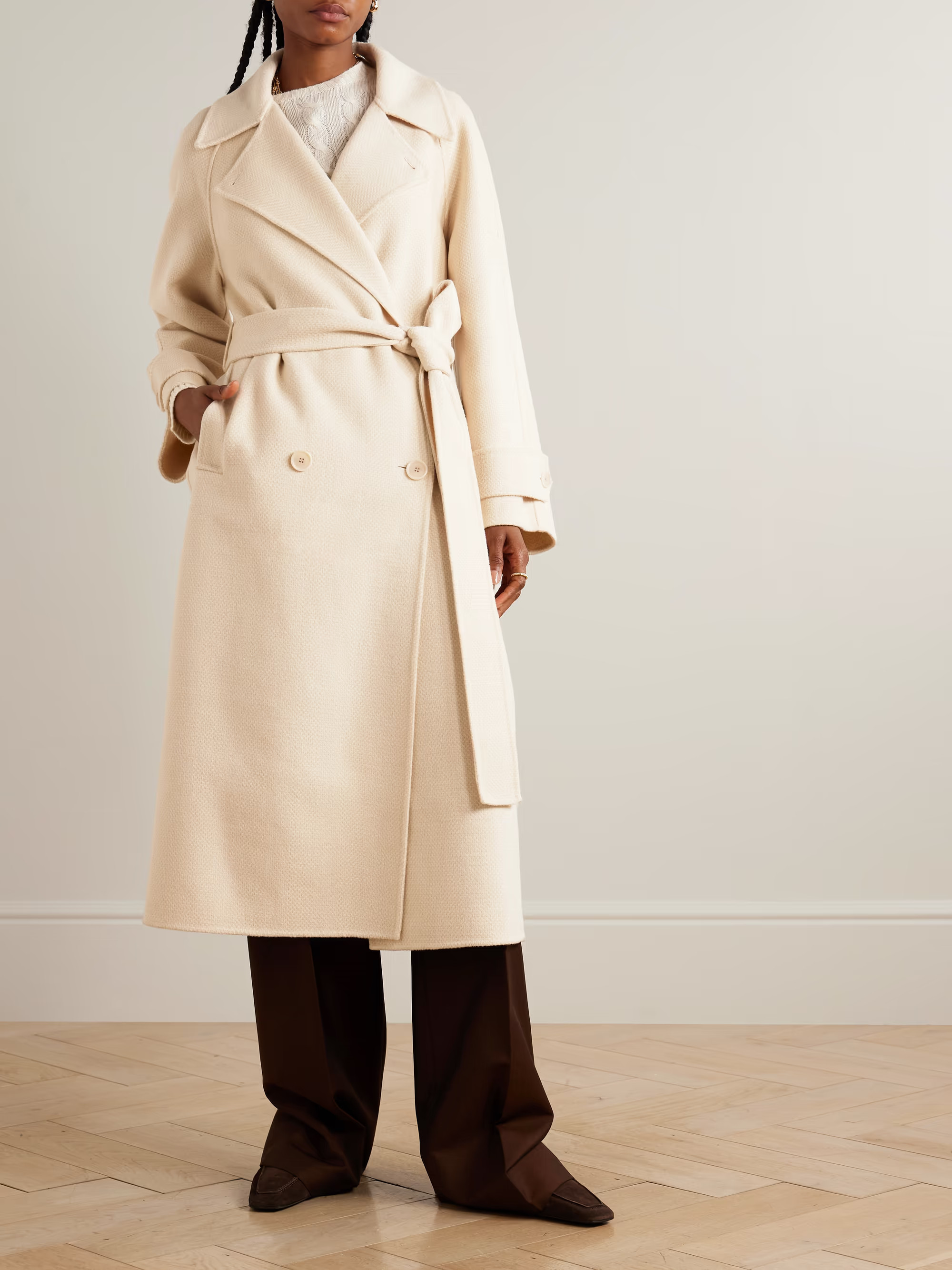 Navarre belted wool coat | NET-A-PORTER (US)