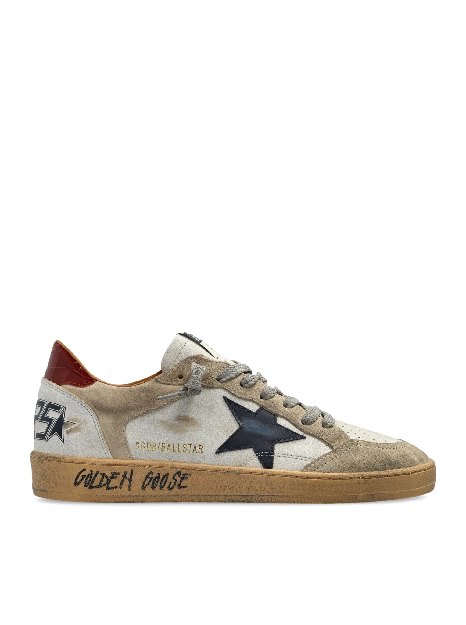 BALLSTAR SUEDE SNEAKERS - Golden Goose Deluxe Brand - Man | Suitnegozi INT