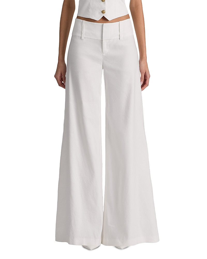 Alice and Olivia Low Rise Wide Leg Pants | Bloomingdale's (US)