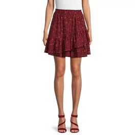 Scoop Women’s Sweater Knit Skater Skirt, Sizes XS-XXL | Walmart (US)