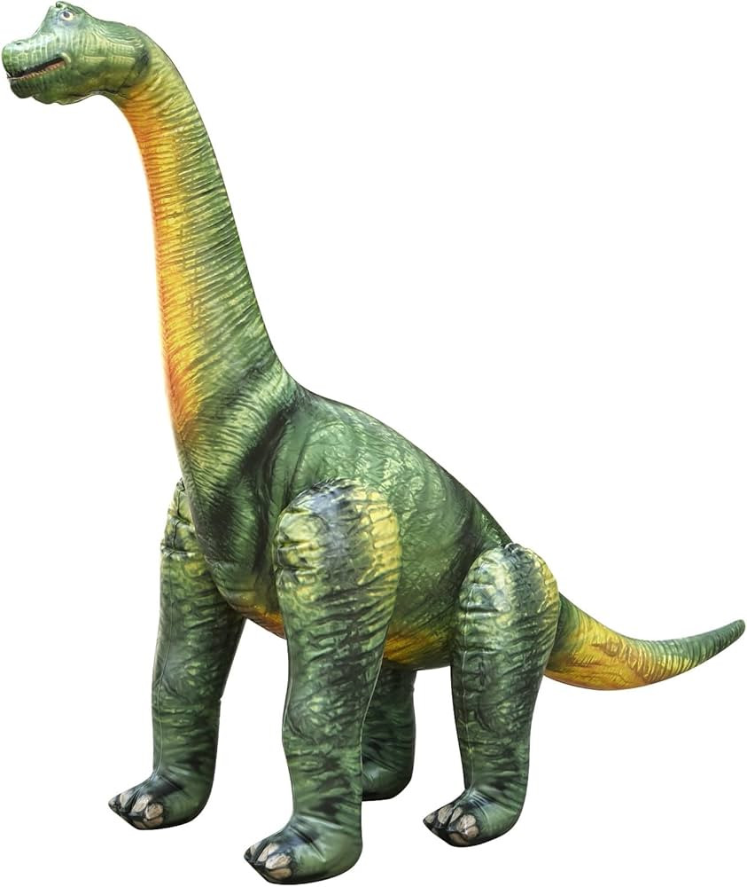 Jet Creations Inflatable Brachiosaurus Dinosaur – Giant 49" Blow-Up Toy for Summer Beach Days, ... | Amazon (US)