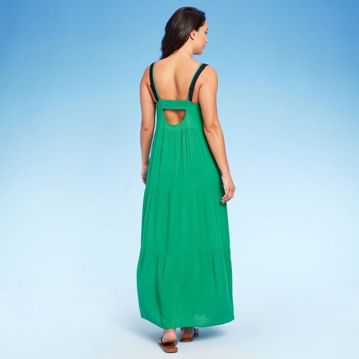 Women's Tiered Maxi Cover Up Dress - Kona Sol™ | Target