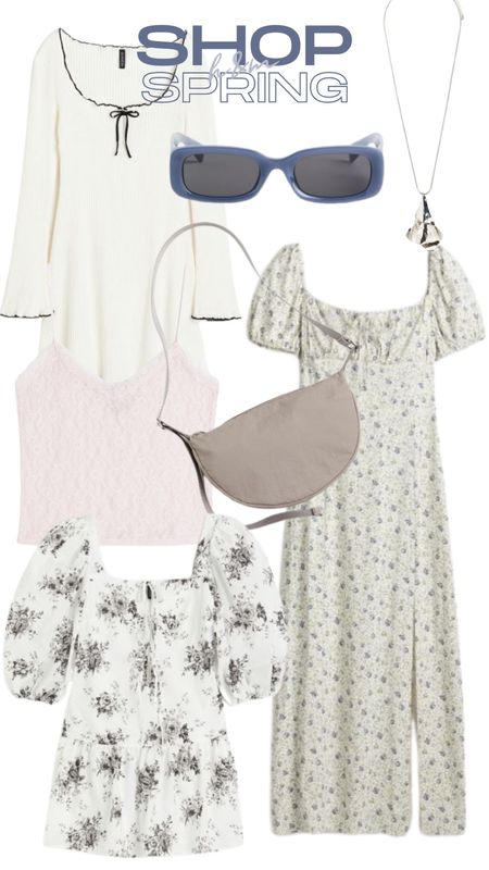 Spring outfit, festival outfit, floral dress , sun dress, cami, sunglasses, H&M

#LTKparties #LTKFestival #LTKfindsunder100