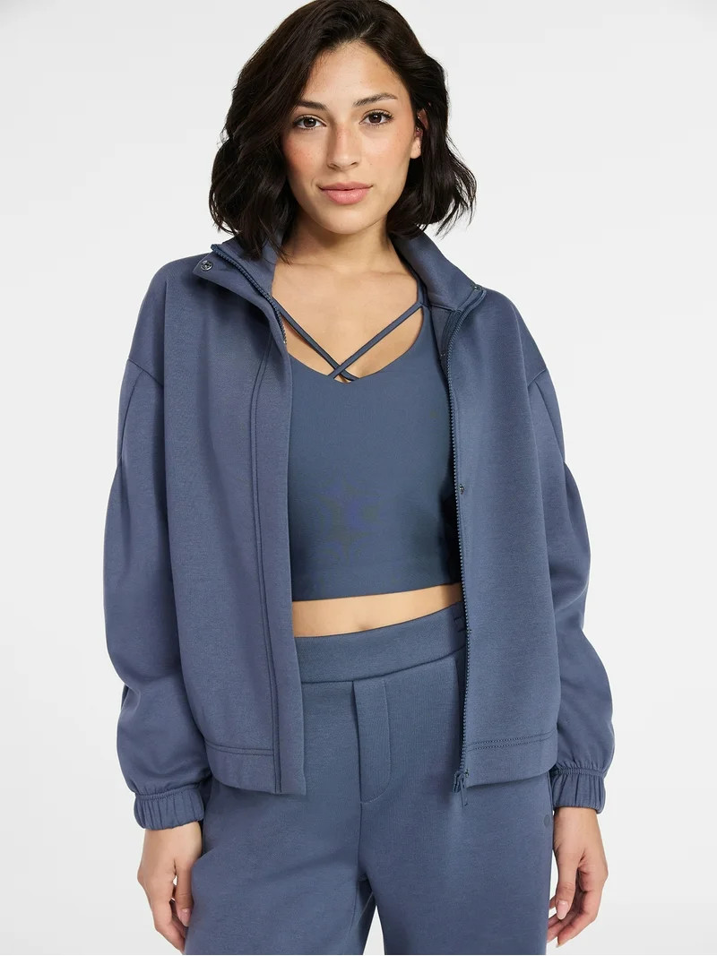 Avia Women's Knit Full Zip Jacket, Sizes XS-XXXL | Walmart (US)