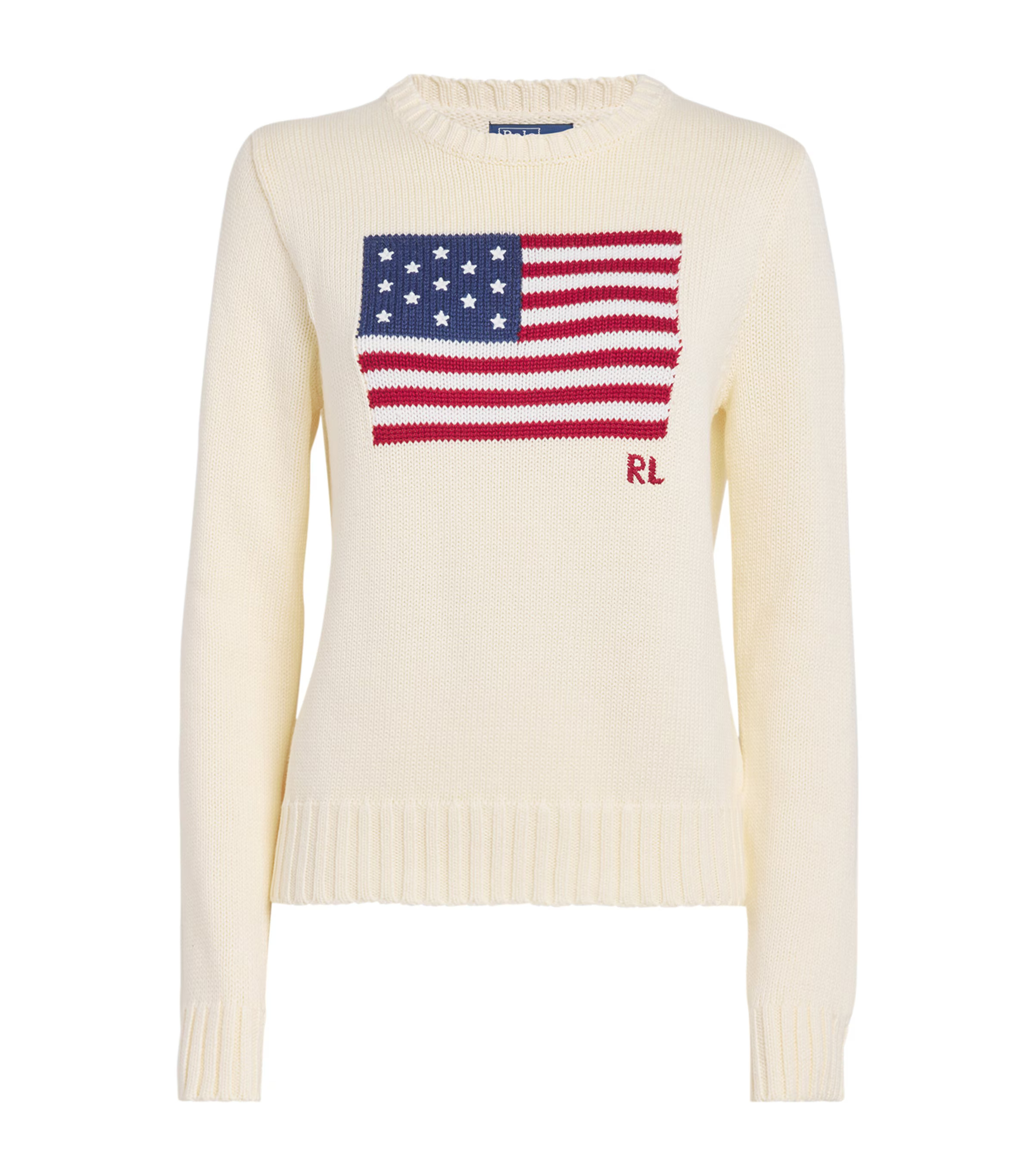 Polo Ralph Lauren Cotton American Flag Sweater | Harrods (US)