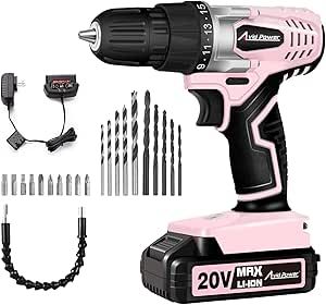 AVID POWER 20V MAX Lithium lon Cordless Drill Set, Power Drill Kit with Battery and Charger, 3/8-... | Amazon (US)