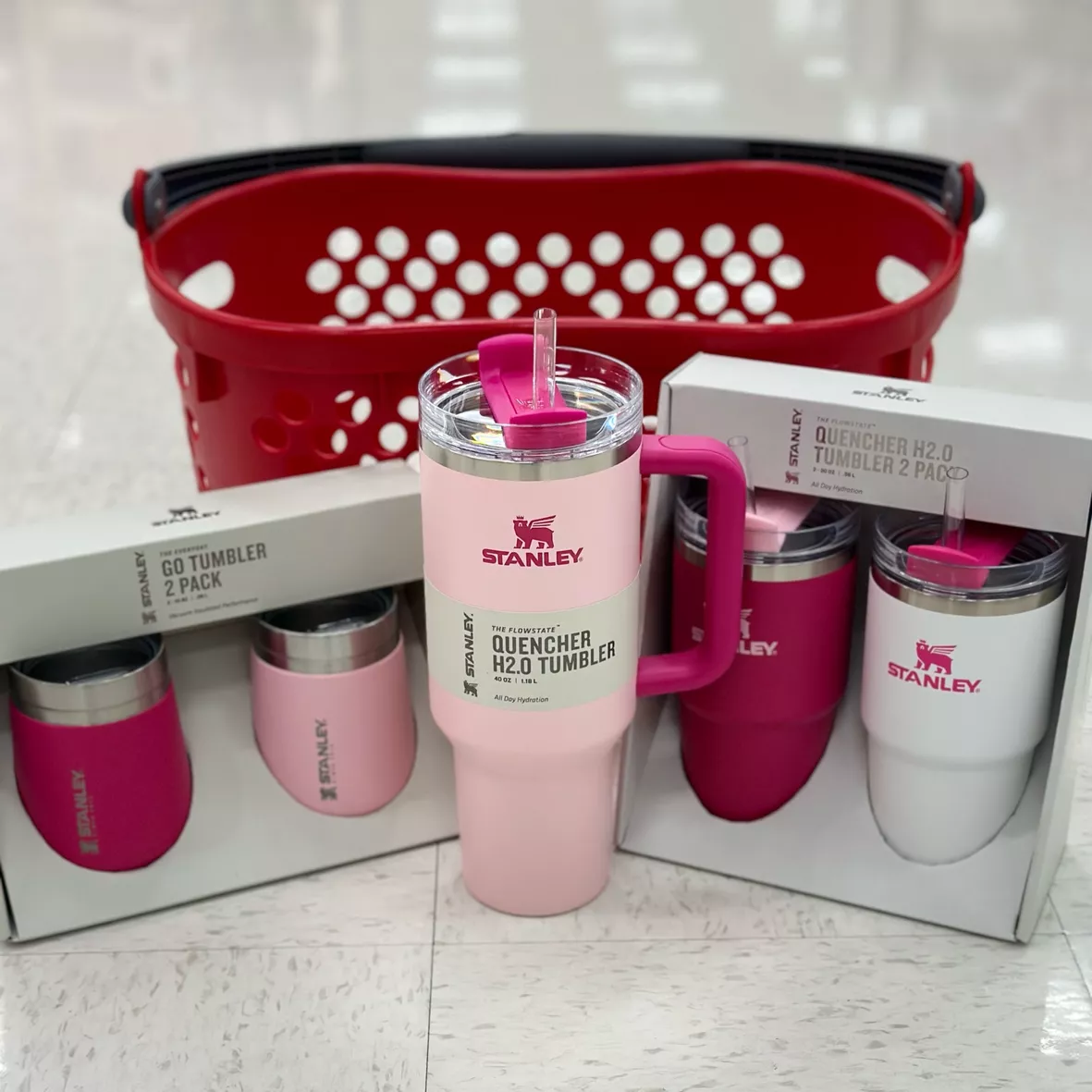 Pink Stanley cups: Will the viral Target/Starbucks tumbler be