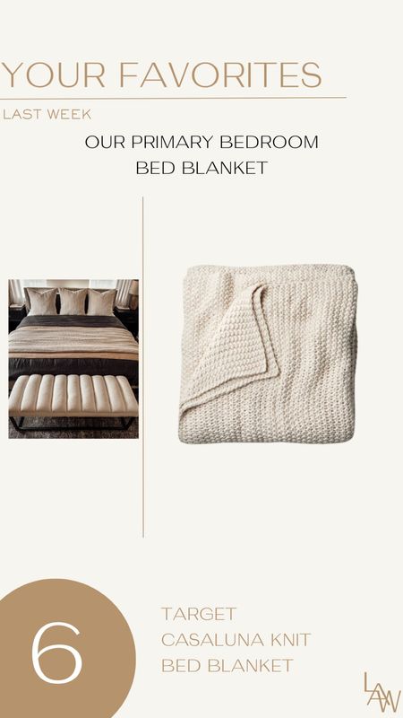 Target Casaluna Bed Blanket

#LTKstyletip #LTKfindsunder100 #LTKhome