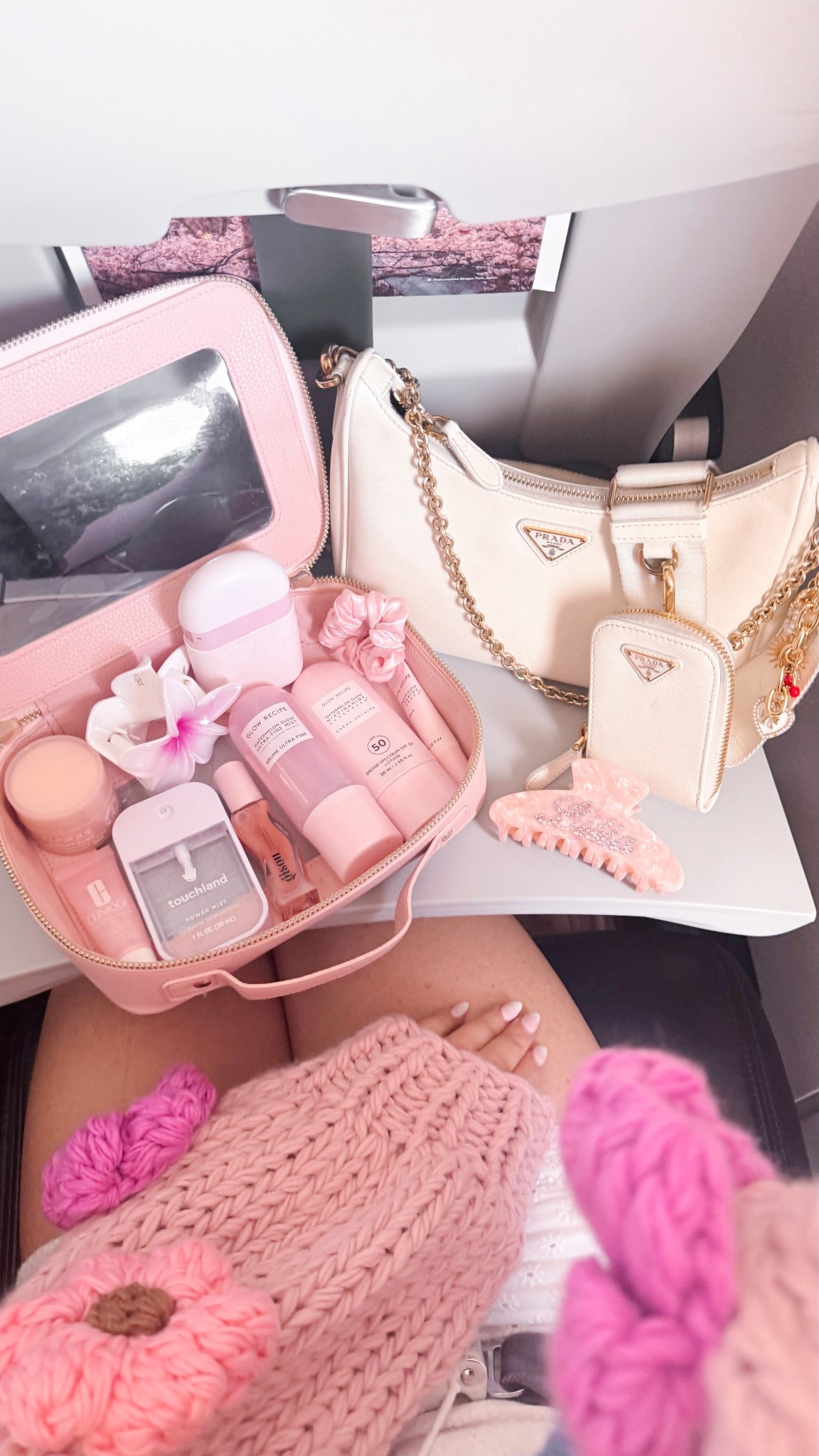 pink travel princess aesthetic ✈️🩰🌸🎀 who else loves matching their aesthetic to their luggage & airport outfit? it makes me feel so put together and organized 🩷✨

#LTKItBag #LTKTravel #LTKSummerEdit