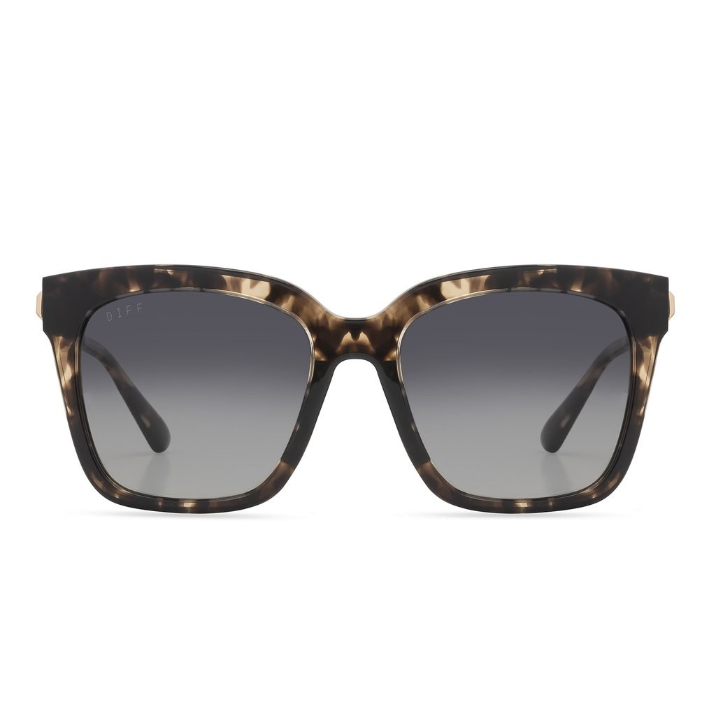 BELLA - ESPRESSO TORTOISE + GREY GRADIENT + POLARIZED SUNGLASSES | DIFF Eyewear