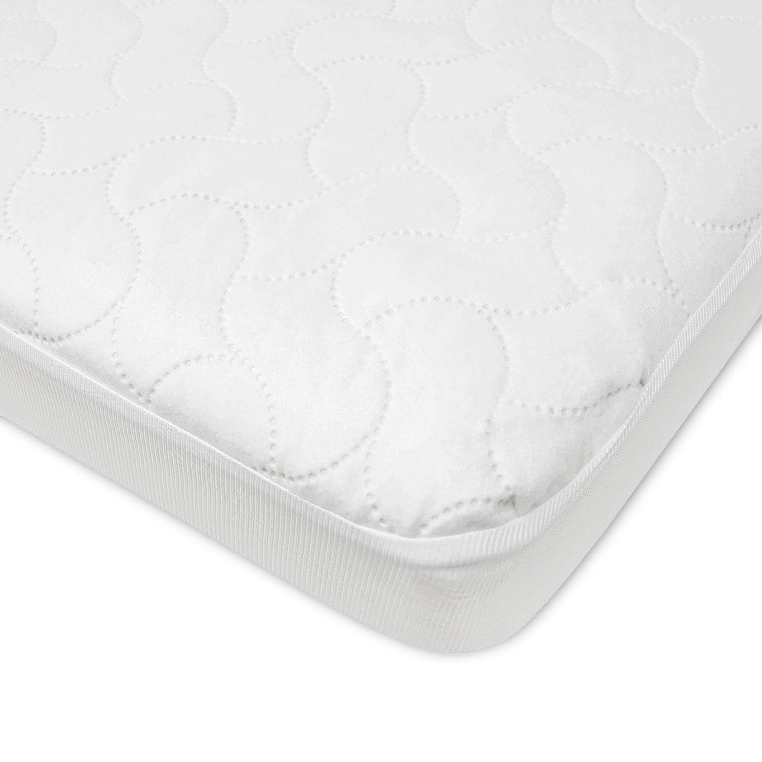 American Baby Company Waterproof Fitted Crib and Toddler Protective Mattress Pad Cover, White (Pa... | Amazon (US)