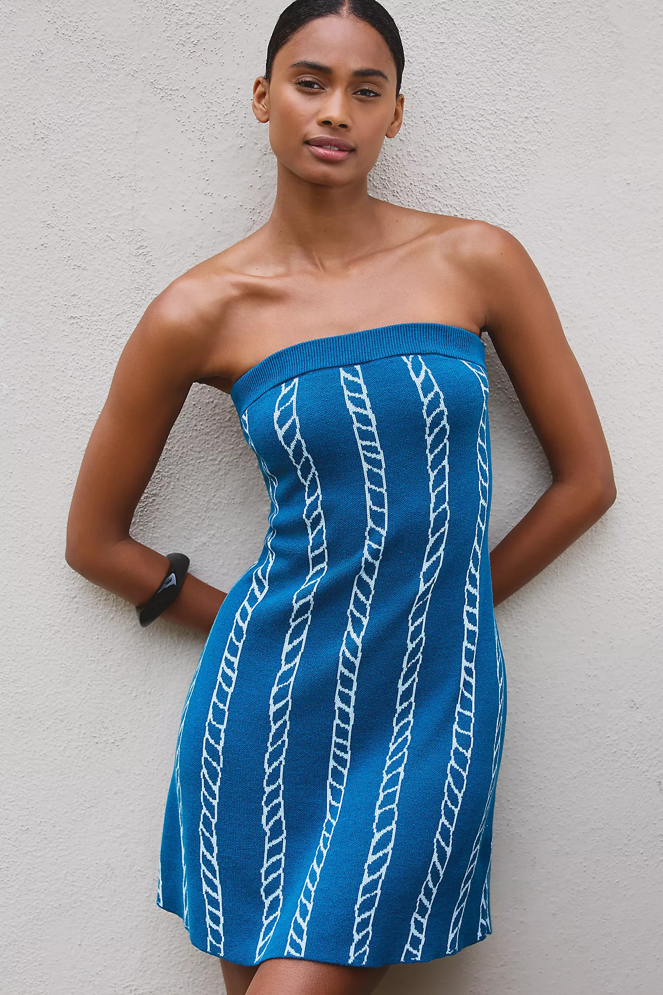 Celandine Strapless Knit Mini Dress | Anthropologie (US)