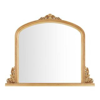Home Decorators Collection Medium Classic Arched Vintage Style Gold Framed Mirror (44 in. W x 35 ... | The Home Depot