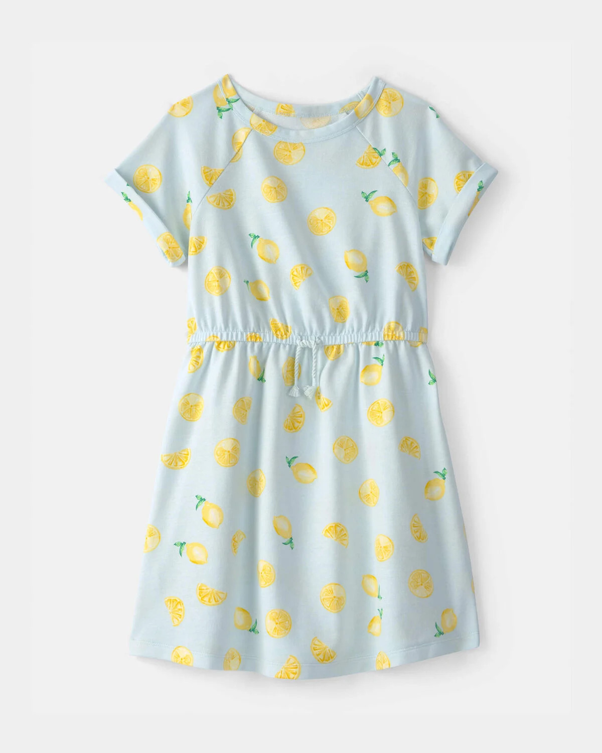 Girls Lemon French Terry Dress - Green/Yellow | Carter's | Carter's Inc