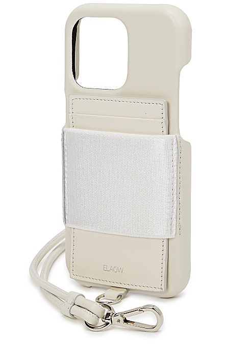 White leather iPhone 13/13 Pro case | Harvey Nichols 