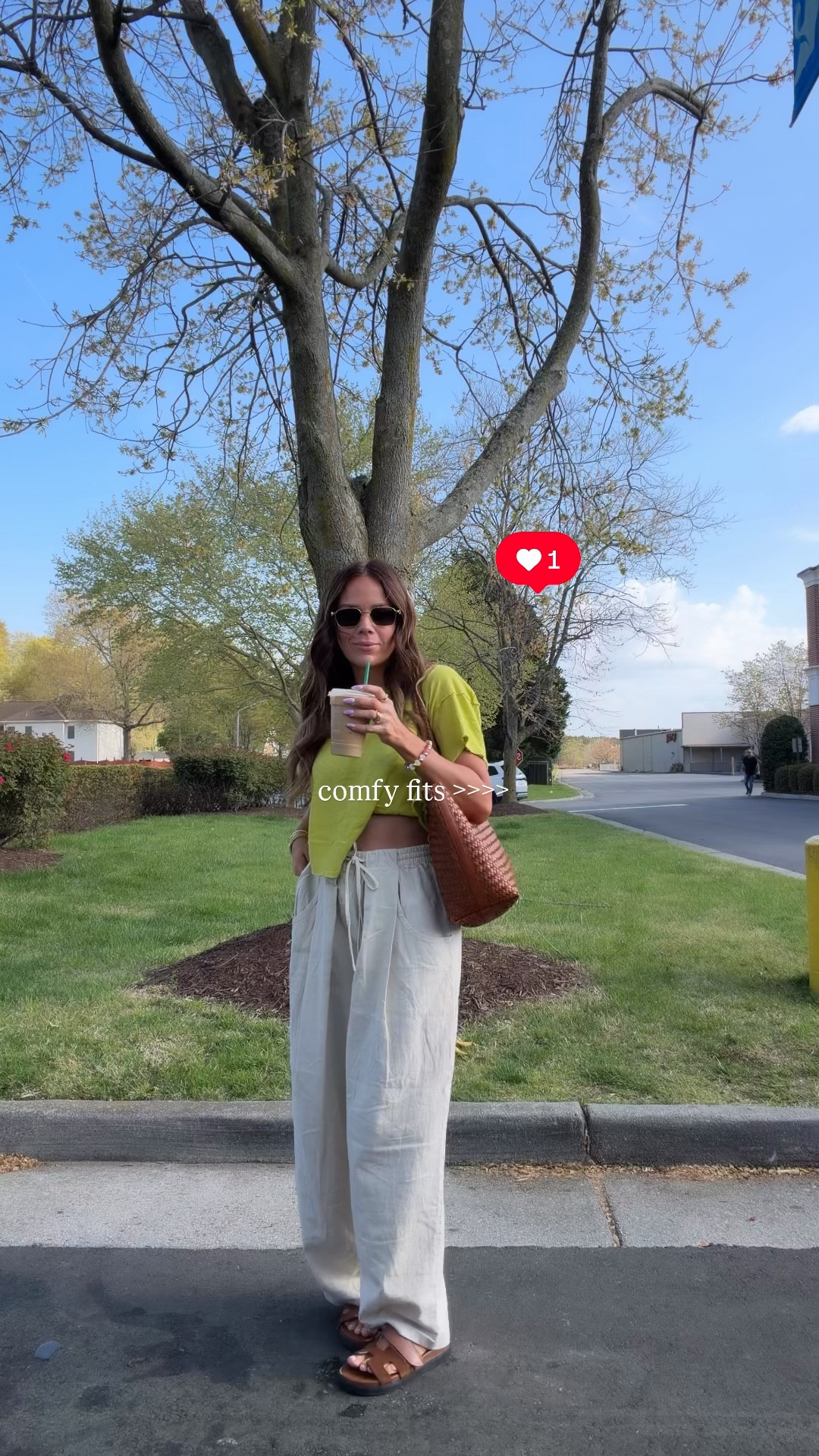 Casual comfy ootd! In xs pants do run big tho 

#LTKootd #LTKmomlife #LTKgrwm