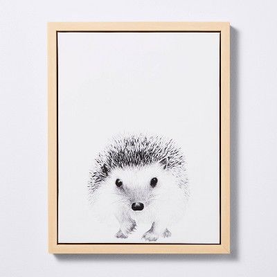 11x14 Framed Canvas Hedgehog - Cloud Island™ | Target