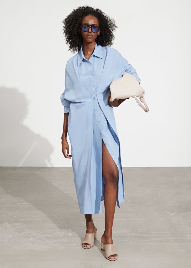 Adjustable Shirt Midi Dress | & Other Stories US