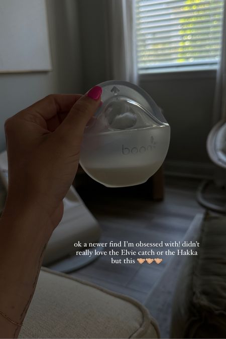 Breastfeeding milk catcher! This works so much better for me than the Hakka or Elvie catch. Has passive suction and can be tucked into a tank or nursing bra 🥛 

#LTKbaby #LTKbump