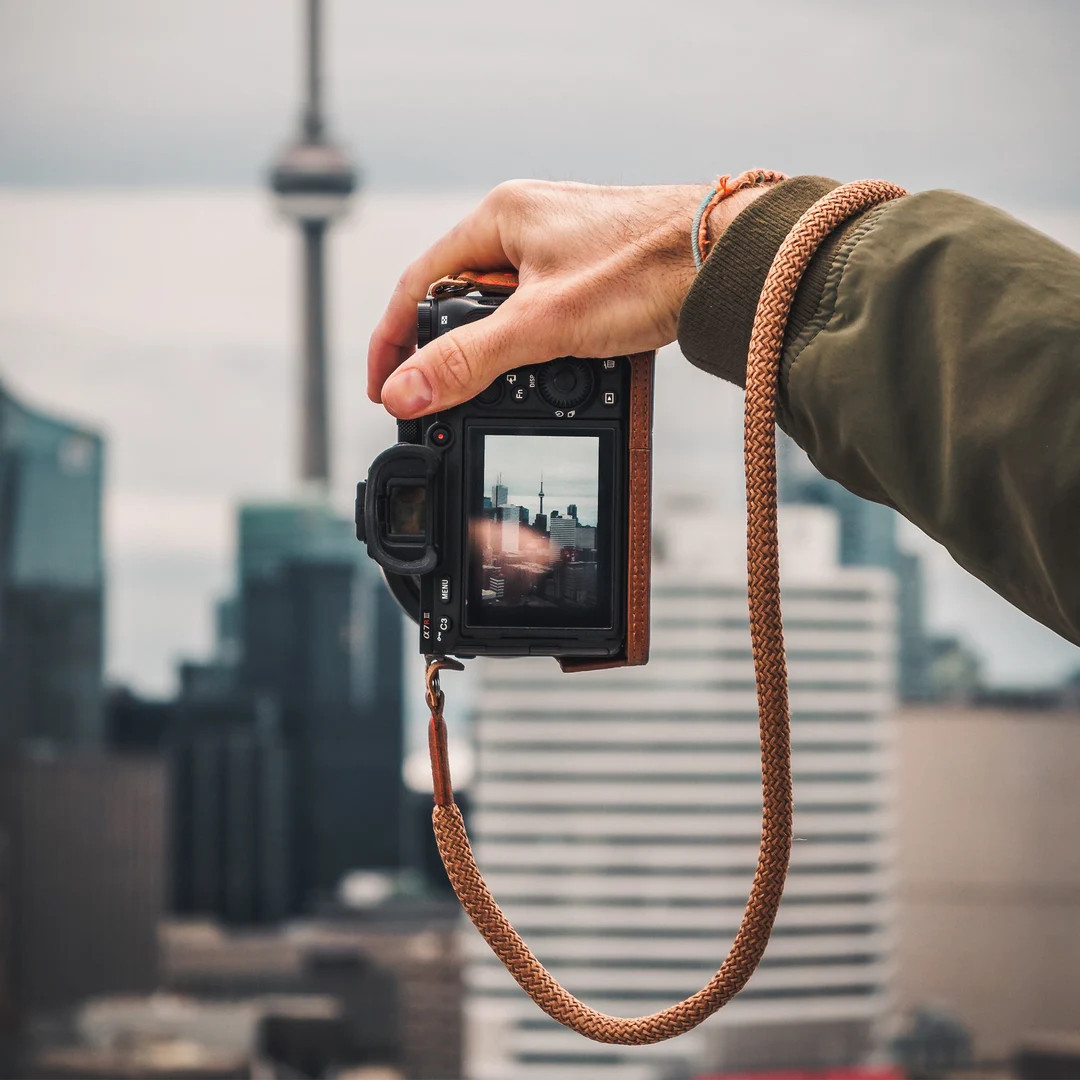 Wrist and Neck Strap for SLR, DSLR Cameras - Black / Brown / Green - Small / Medium / Large - Ets... | Etsy (US)