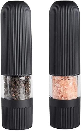 T-mark Electric Salt and Pepper Grinder Set - Battery Operated Automatic One Handed Salt Pepper M... | Amazon (US)