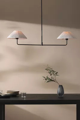 Harriet Pleated Chandelier | Anthropologie (US)