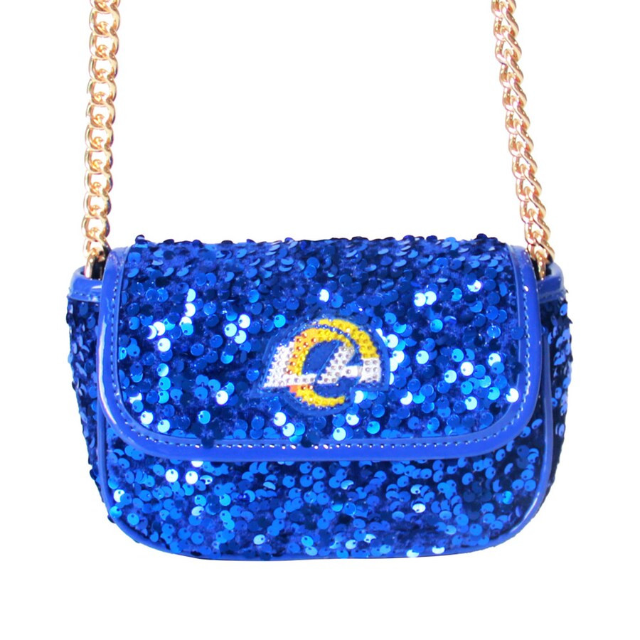 Los Angeles Rams Cuce Sequin Crossbody Bag - Royal | Fanatics