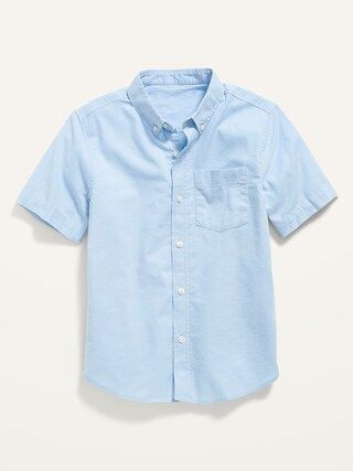 Uniform Built-In Flex Short-Sleeve Oxford Shirt for Boys | Old Navy (US)