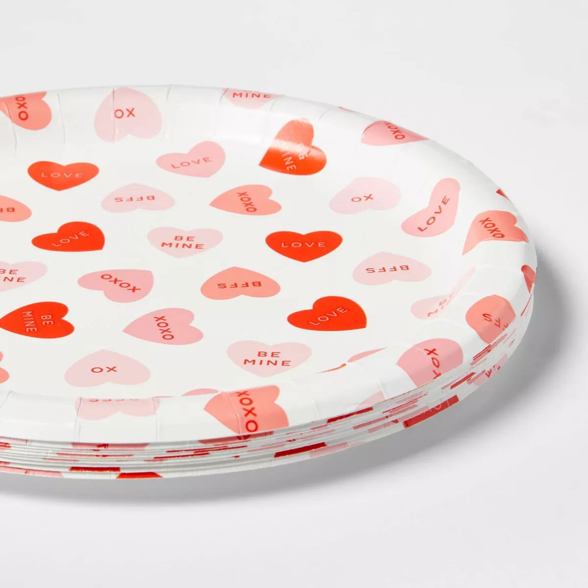 Valentine's Day 10ct Heart Dinner Plate - Spritz™ | Target