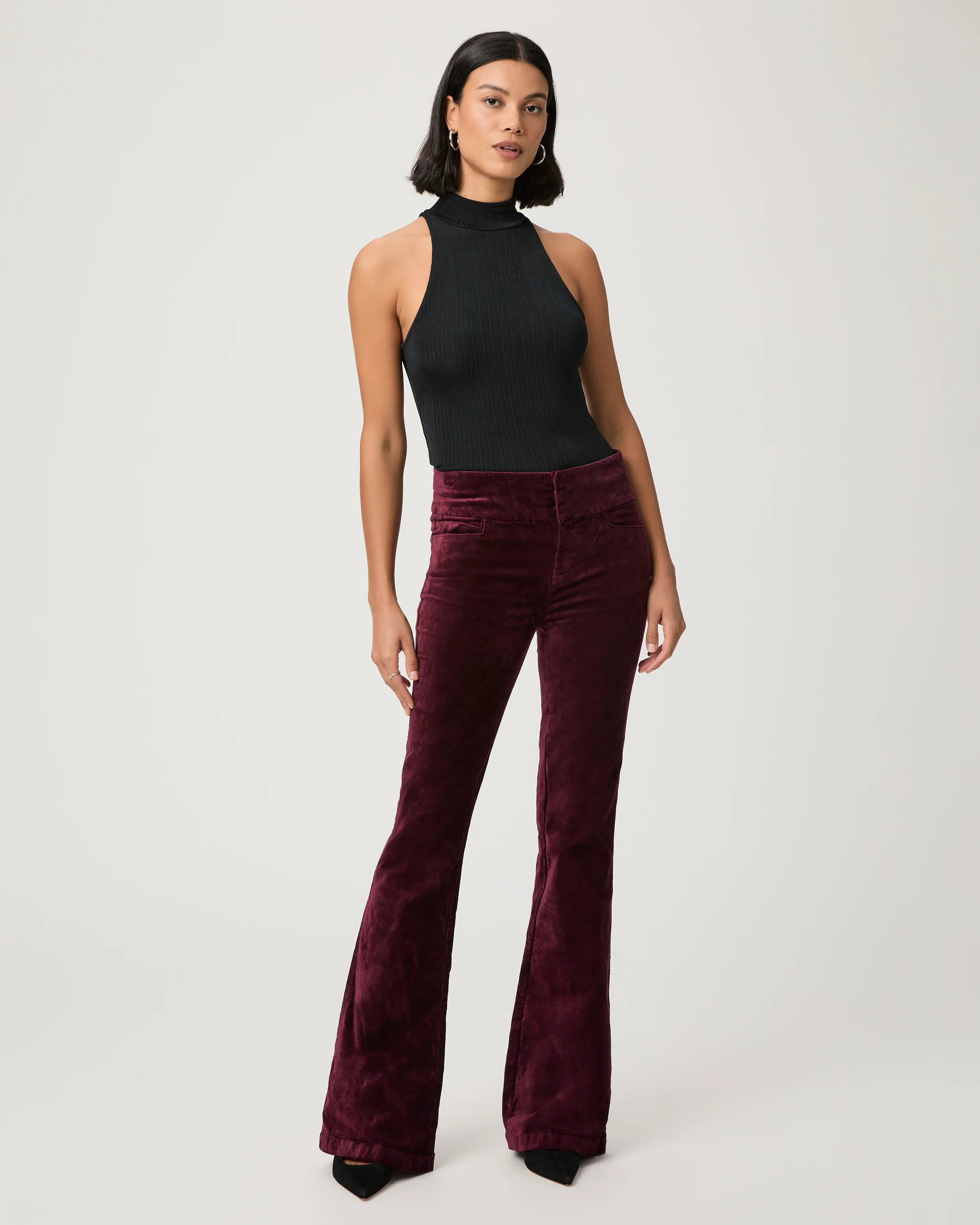 High Rise Lou Lou Flare Pant | Paige
