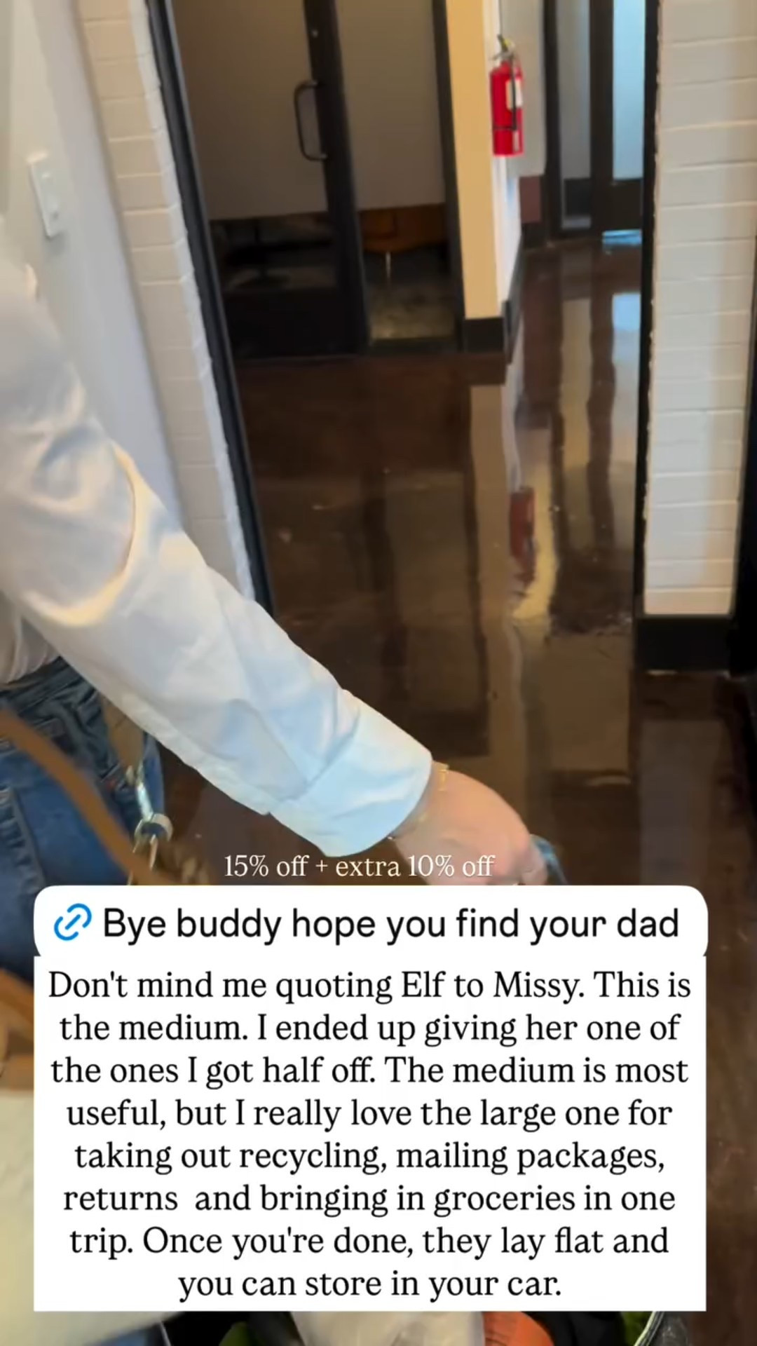 15% off + extra 10% off

#LTKSaleAlert #LTKFamily #LTKItBag