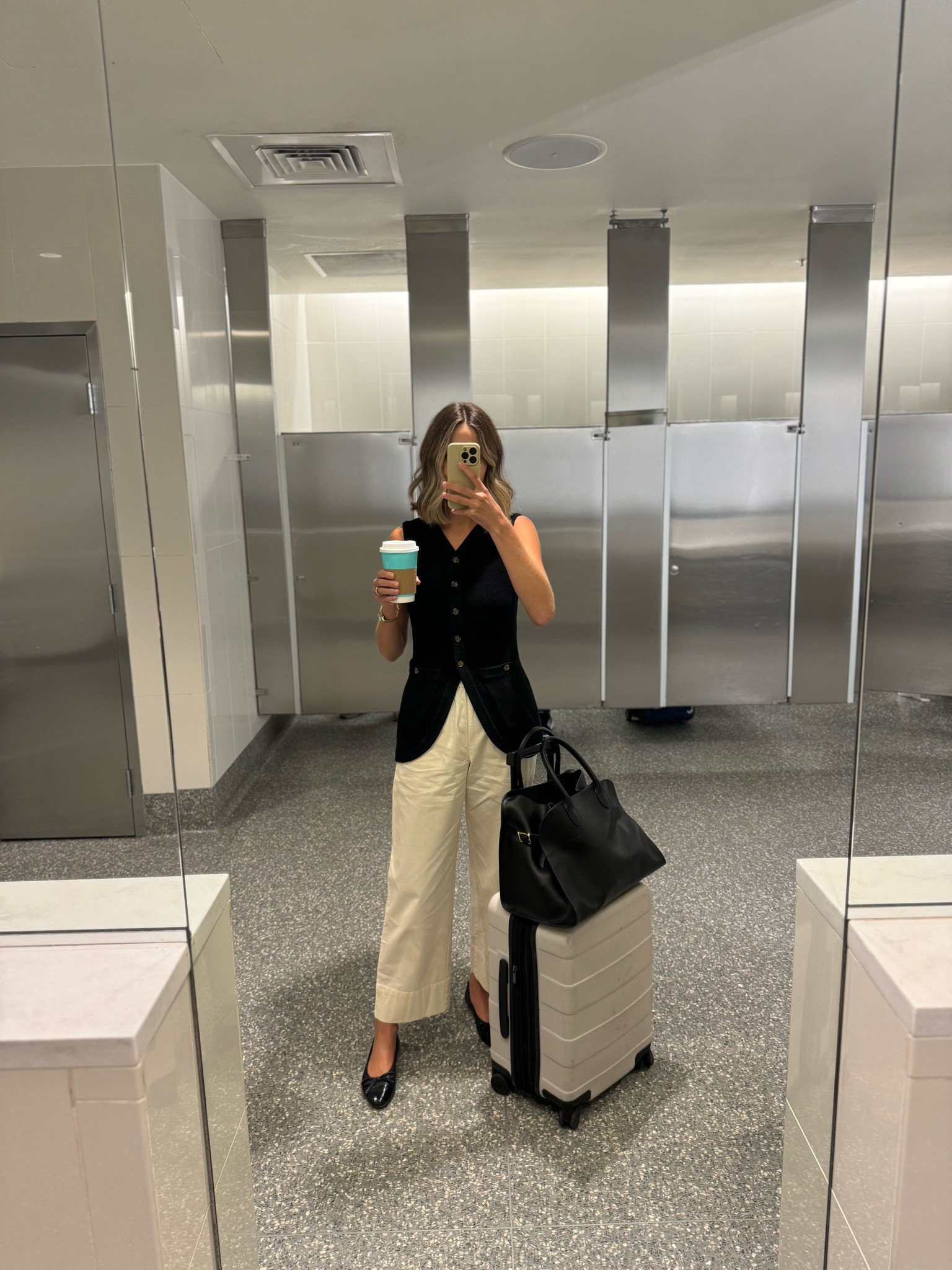 Work travel day! I always “dress up” for flights ✈️

#LTKTravel