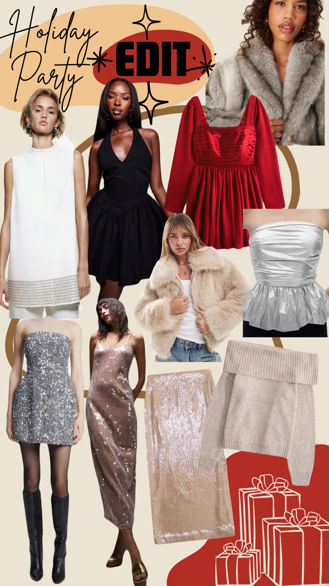 Holiday party outfit edit. Sequins, satin, metallic, embellishments, drop waist dresses, faux fur jacket layers, add a chunky sweater over your sequin maxi skirt and add a pointed toe kitten heel! It’s time to Dress up!

#LTKHoliday #LTKFindsUnder100 #LTKParties