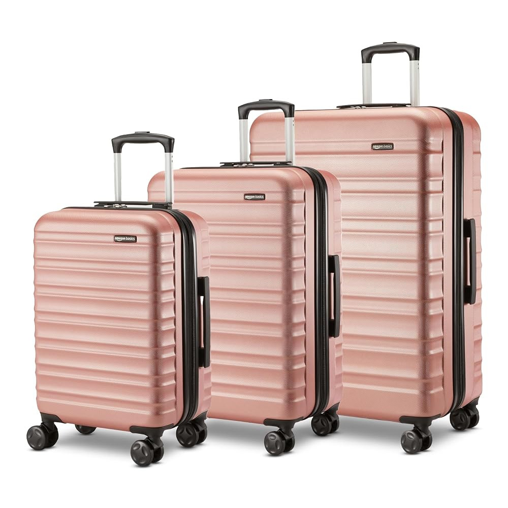 Amazon Basics 3-Piece Set (21", 26", 30"), Hardshell Suitcases With Wheels, Expandable For Up to ... | Amazon (US)