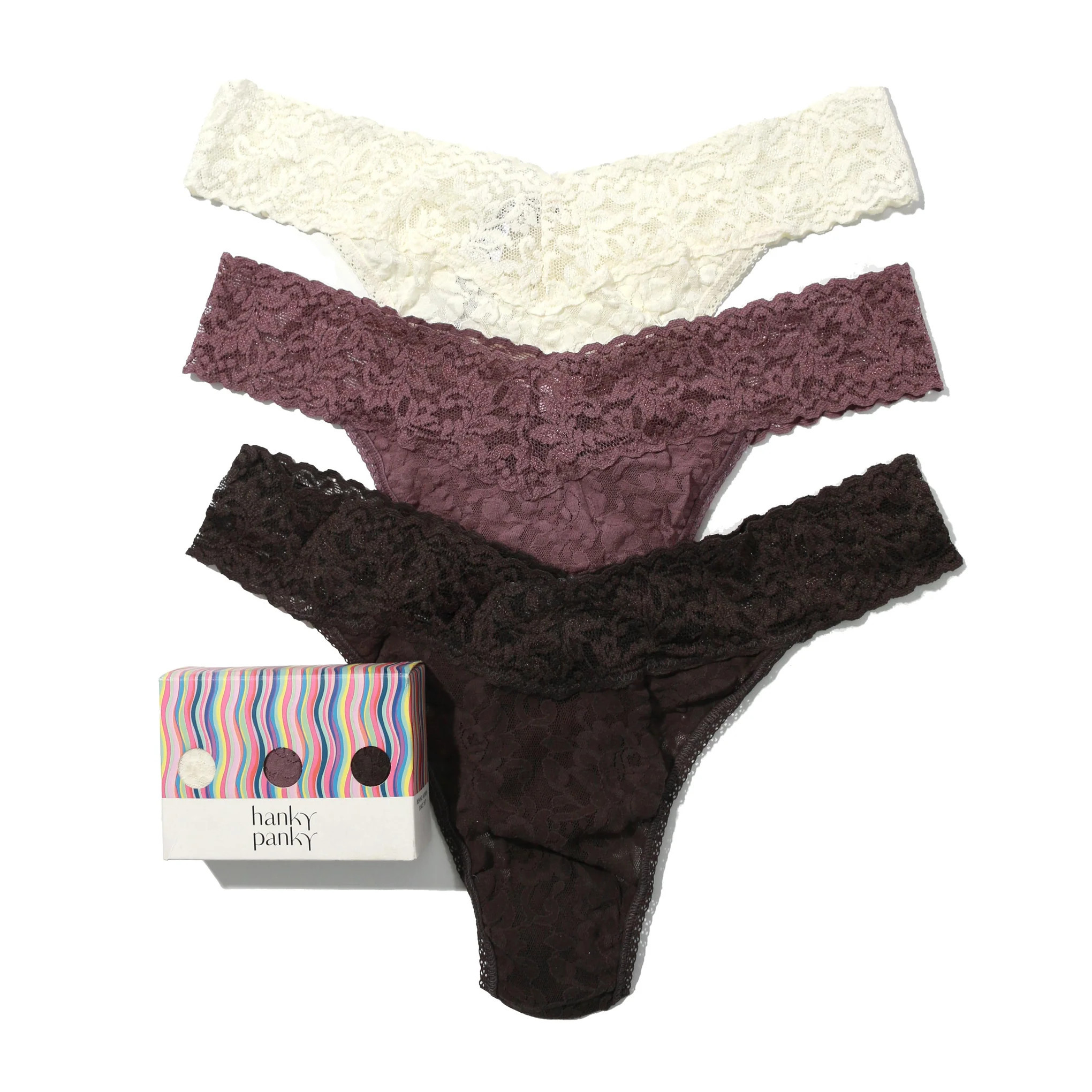 3 Pack Original Rise Thongs | Hanky Panky