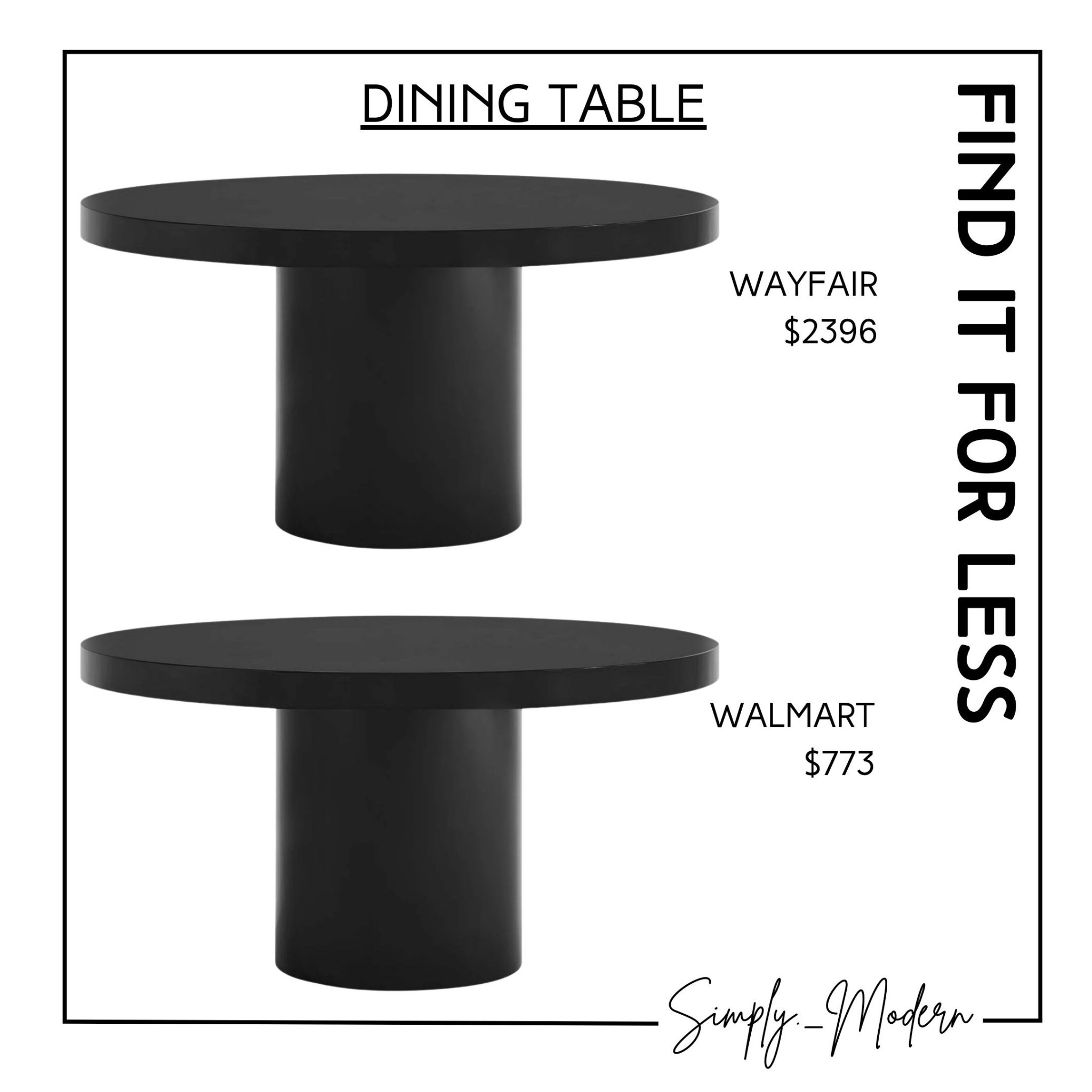 Find it for less- dining table 
Same table!!

#LTKHome