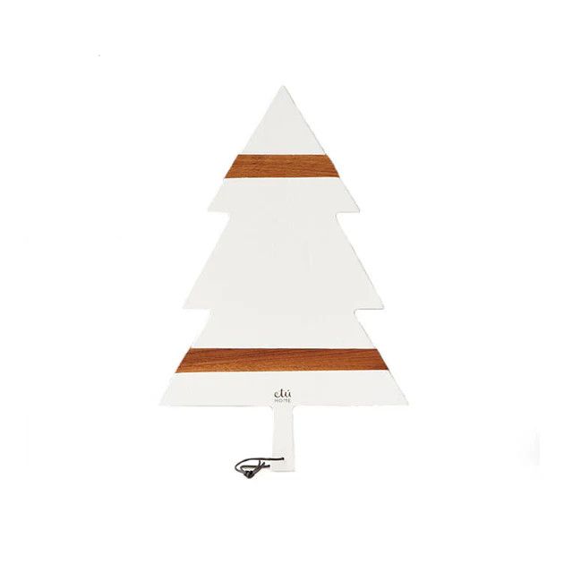 O Christmas Tree Charcuterie Board - White | Cailini Coastal