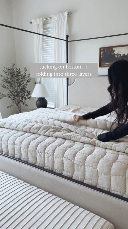 flashback Friday 🫶🏼

to this neutral + layered bed styling idea 🤍 I’m in the process of doing a bedroom refresh soon! Thought I’d share this setup I shared a while back in our primary bedroom. This beautiful quilt here is also one of my bestsellers 😌

✨ details here:
+ Target sheets
+ quilt
+ three euros
+ long lumbar
+ amazon pillows I love 

happy friday! Hope you all have a wonderful weekend my friends!




#LTKFindsUnder50 #LTKFindsUnder100 #LTKHome