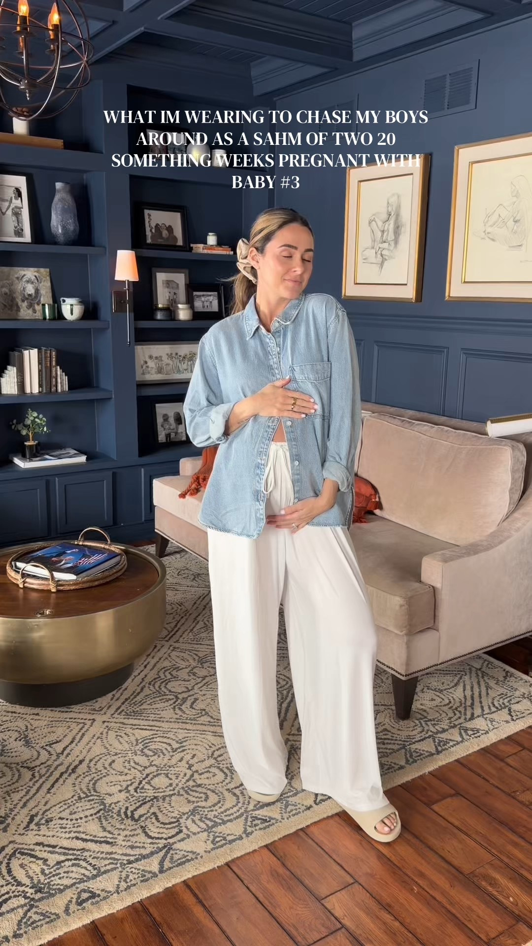 Obsessed with these@Bumpsuit pants, they’re so good!!

Pants- run very big, in a small but could’ve done xsmall
Button up- wearing a large for oversized look

Bump ootd, dress the bump, pregnant, target, bumpsuit, pregnant style

#LTKBaby #LTKBump #LTKootd