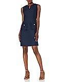 Karl Lagerfeld Paris Women's Tweed Shift Dress with Pockets | Amazon (US)