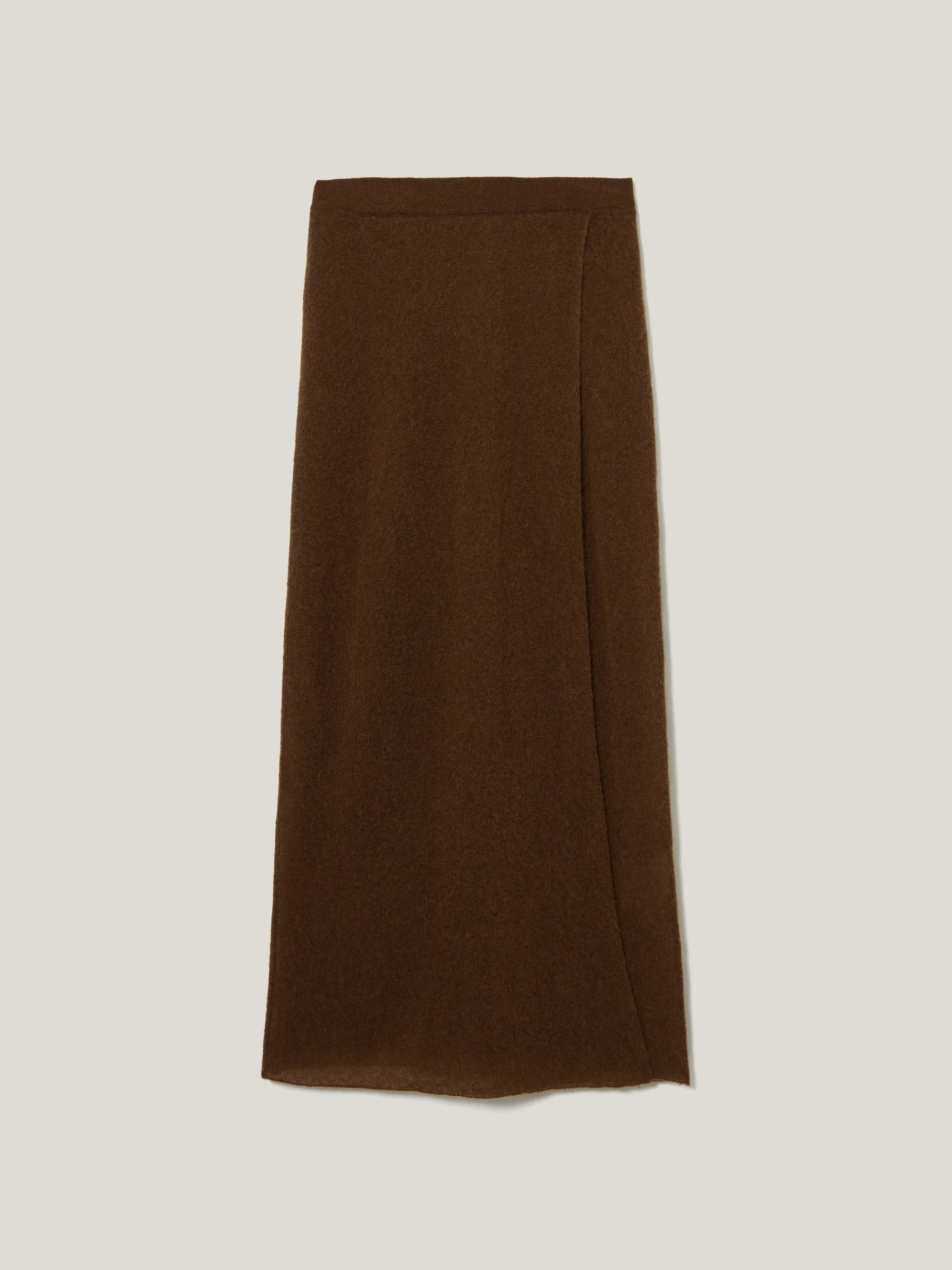 Soft Gauzy Knit Skirt | Brown | Jigsaw (UK)